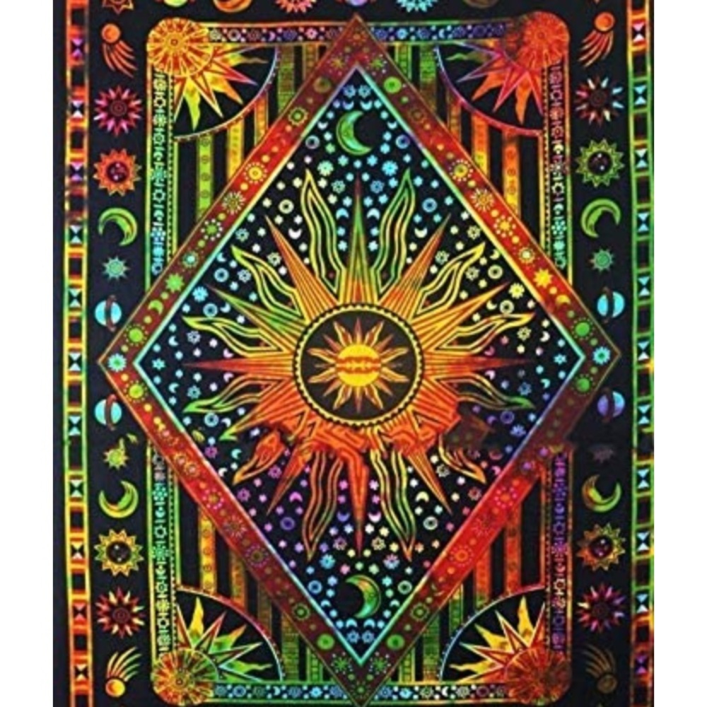 Tie Dye Multi Color Tapestry